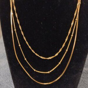 UltraFine 950 Silver Set of 3 Necklaces w/Magnetic Clasp